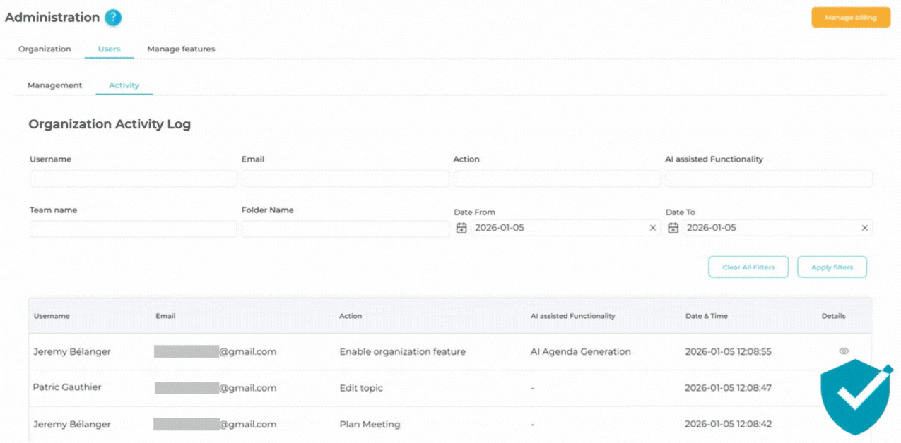 interfaces graphiques Beenote