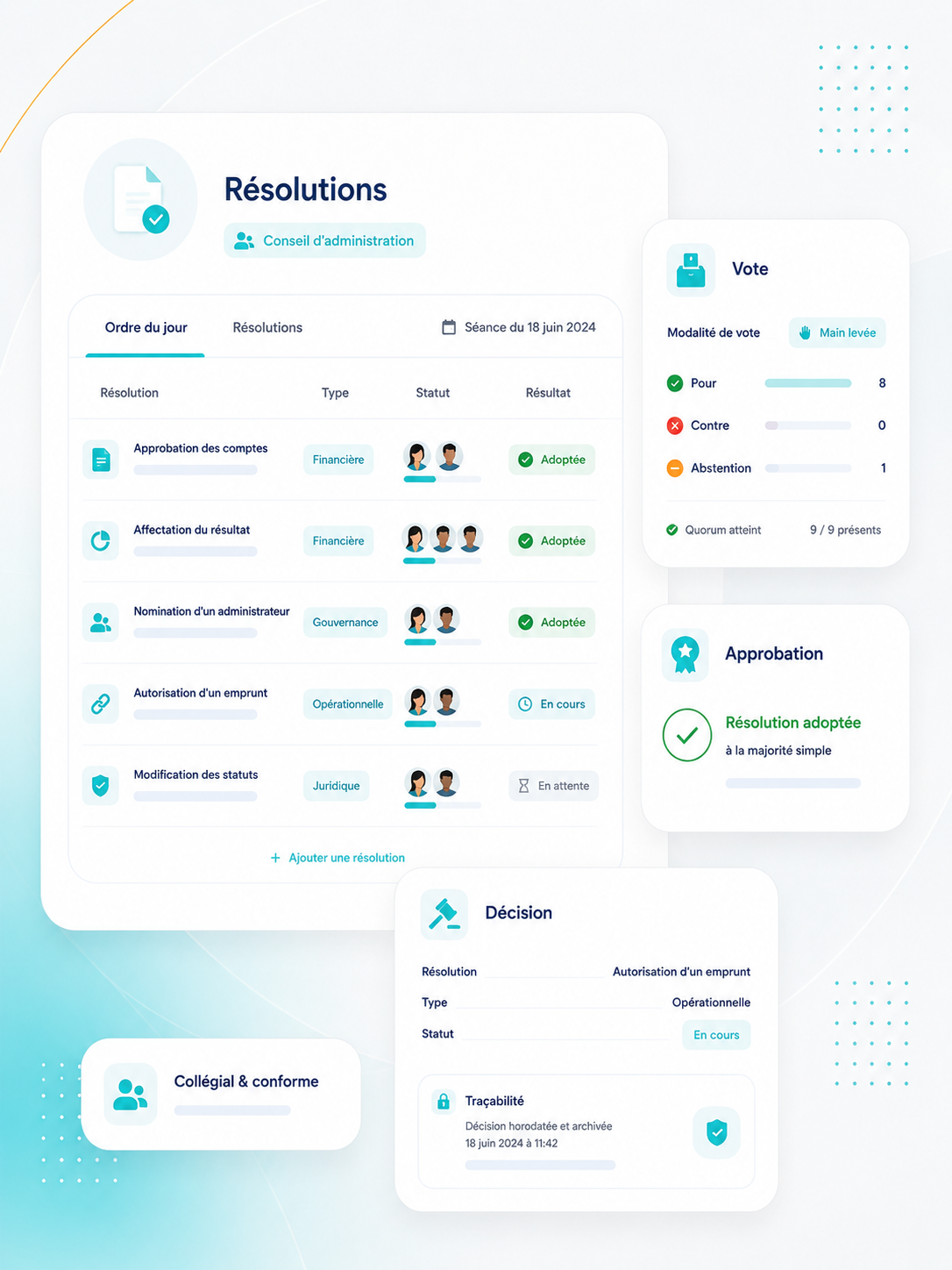 gestion horaire Beenote