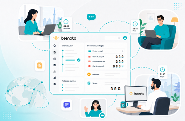 gestion horaire Beenote